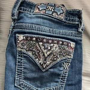 Blue Miss Me jeans, size 25